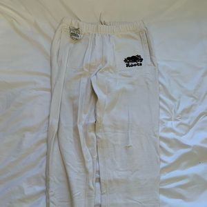 *SOLD* White Roots sweatpants